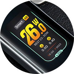 Aspire Pixo Pod 1.47 palcový TFT dotykový displej s grafickým rozhraním