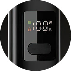 Aramax NEXT POD, displej.