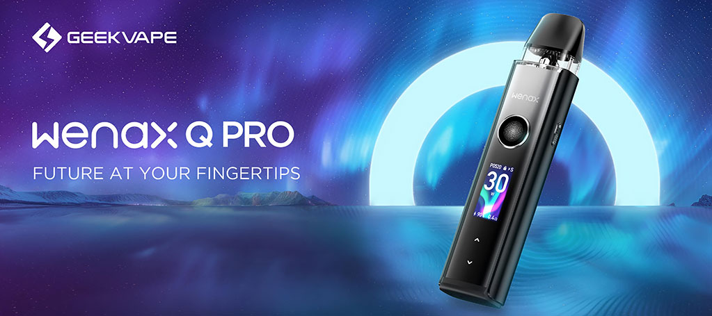 GeekVape Wenax Q Pro Pod Kit, banner.