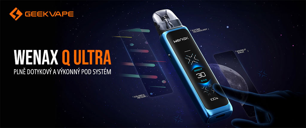 Geekvape Wenax Q Ultra Pod Kit, banner.