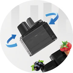 Hayati Mini Ultra, duální Pod Cartridge.