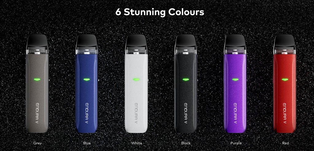 Innokin Endura V, barevné variace.