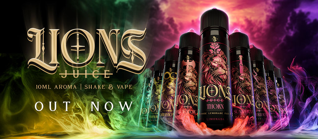 S&V příchutě Lions Juice, banner.