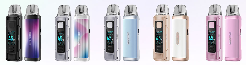 Lost Vape Thelema Nano, barevné varianty.