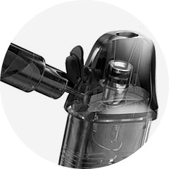 Boční plnění Lost Vape Ursa Pod V3 se silikonovou záslepkou