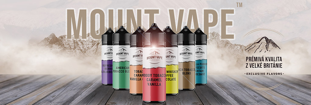 SaV příchutě Mount Vape Banner