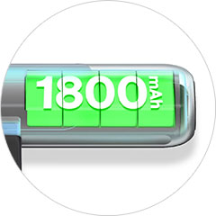 OXVA NeXLIM Go, baterie s kapacitou 1800mAh