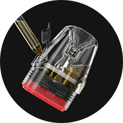 Boční plnění OXVA Xlim SS cartridge se silikonovou záslepkou