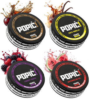 Parametry a specifikace nikotinových sáčků Popič!