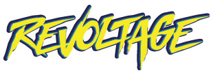 Revoltage, logo.