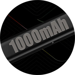 1000mAh baterie s RGB indikátorem a USB-C nabíjením