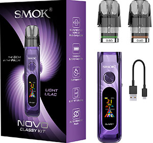 Technické parametry a specifikace elektronické cigarety SMOK Novo Classy Pod Kit 35W