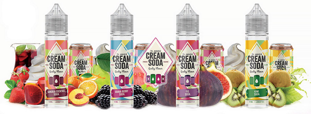 Příchutě S&V TI juice Cream Soda, banner