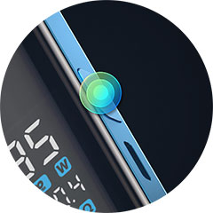 Uwell Caliburn G3 Pro, ovládací tlačítko.