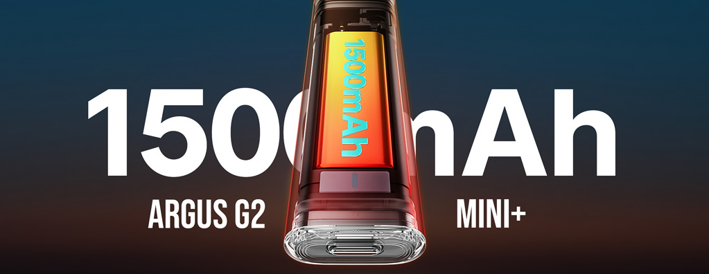 VooPoo Argus G2 Mini+, banner.