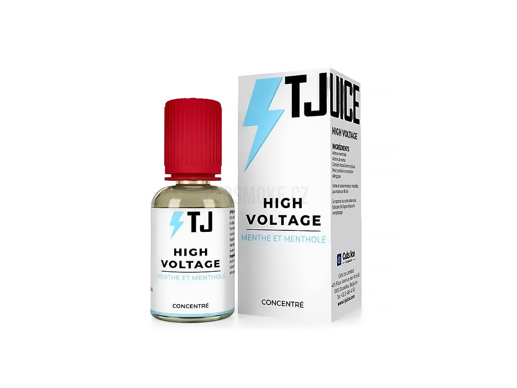 T-Juice - High Voltage (Třešeň s mátou) - příchuť - 30ml