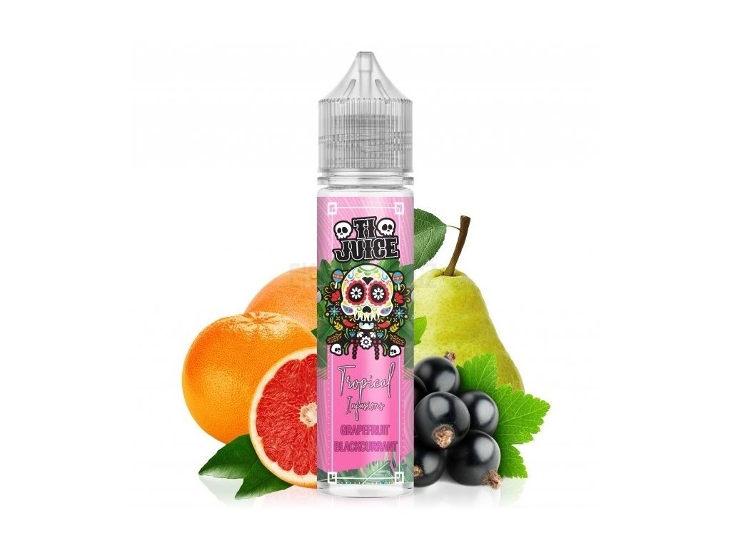 TI Juice Tropical Infusions - Shake & Vape - Grapefruit Blackcurrant - 12ml, produktový obrázek.
