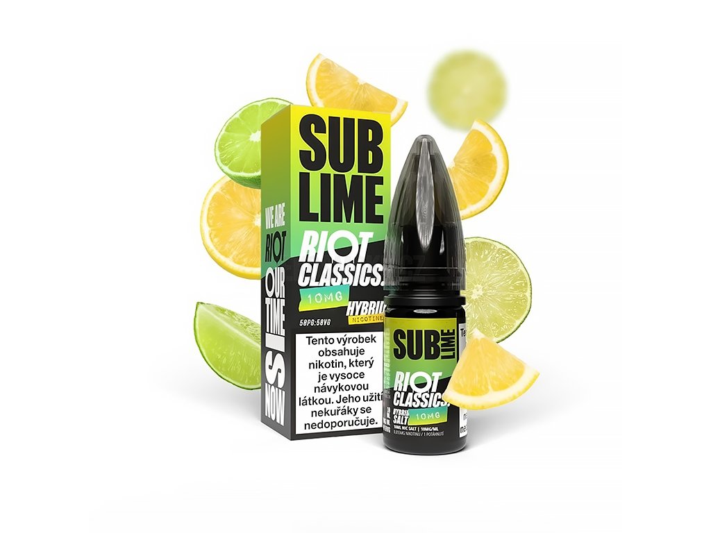 Riot SALT Hybrid - Sublime - 10mg, produktový obrázek.