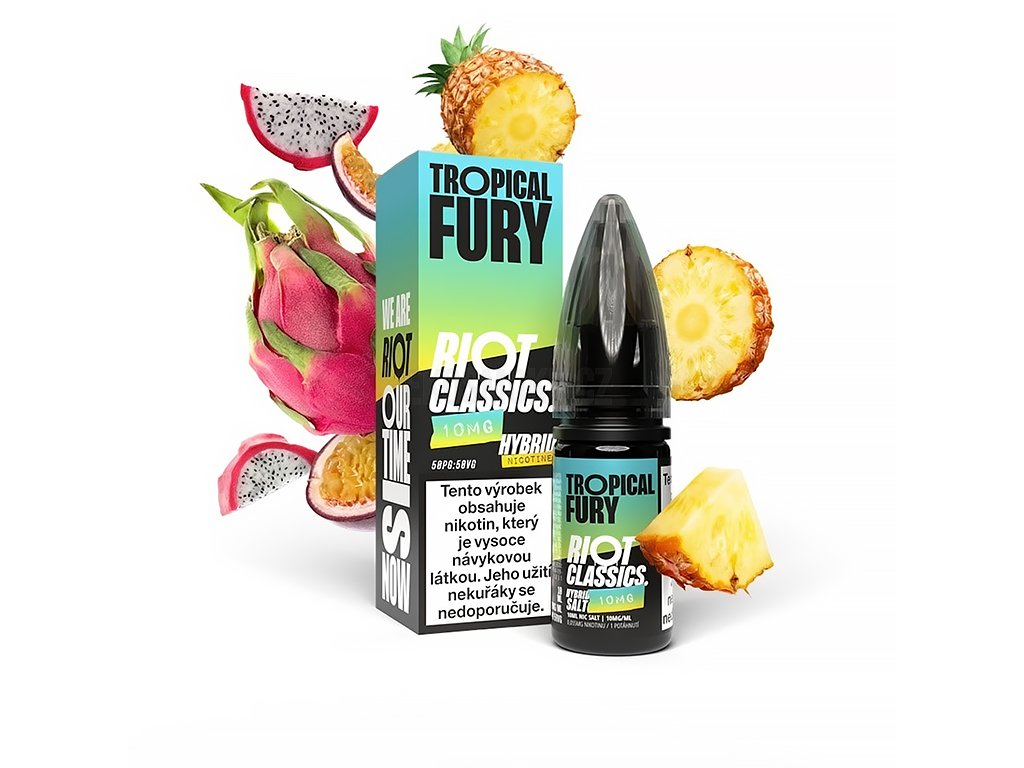 Riot SALT Hybrid - Tropical Fury - 10mg, produktový obrázek.