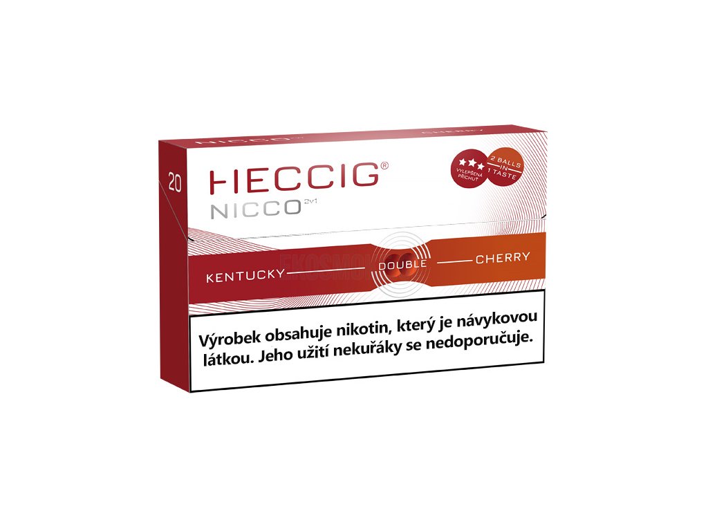 Heccig Nicco 2v1 - Cherry  (Třešeň s trochou máty), produktový obrázek.