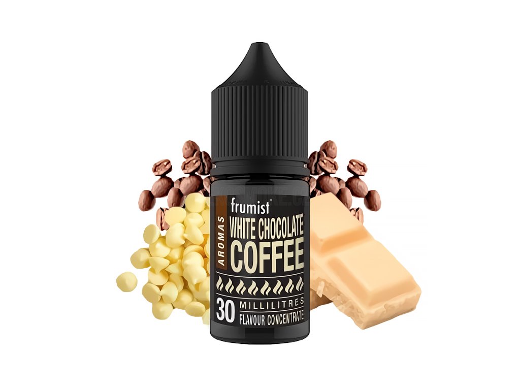 Frumist - Příchuť - White Chocolade Coffe - 30ml, produktový obrázek.