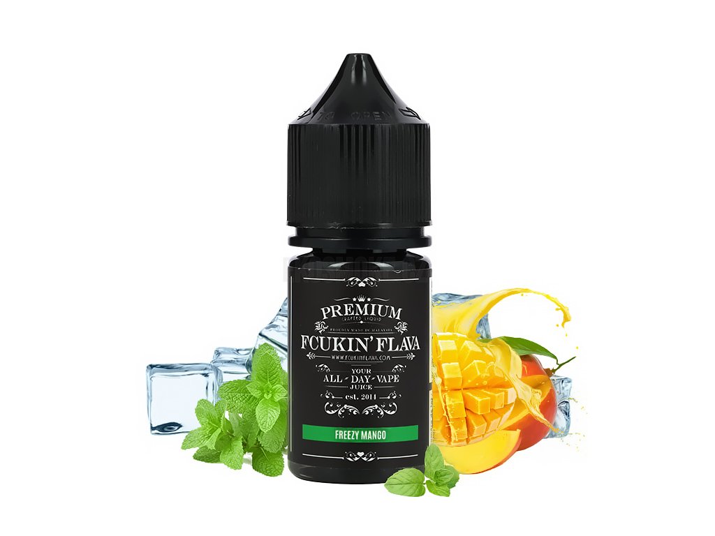 Fcukin Flava - Příchuť - Freezy Mango - 30ml, produktový obrázek.