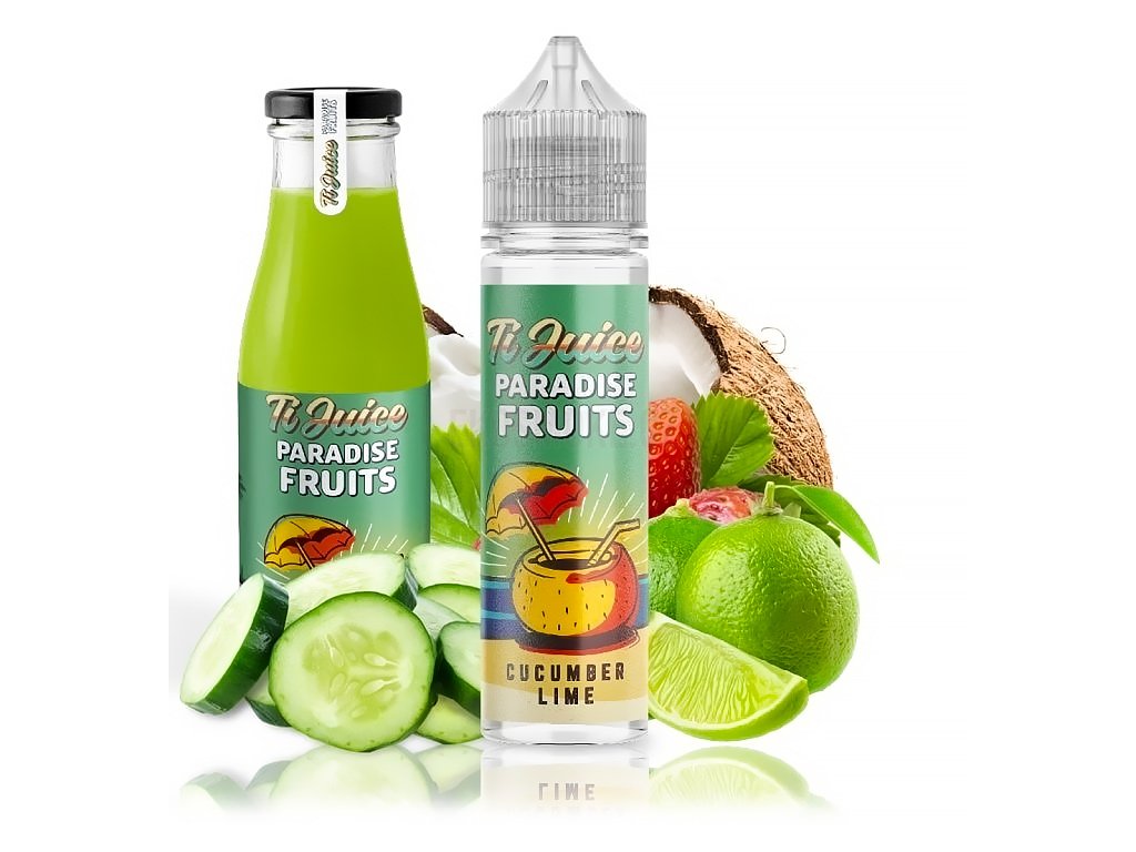 TI Juice Paradise Fruits - Shake & Vape - Cucumber Lime - 12ml, produktový obrázek.