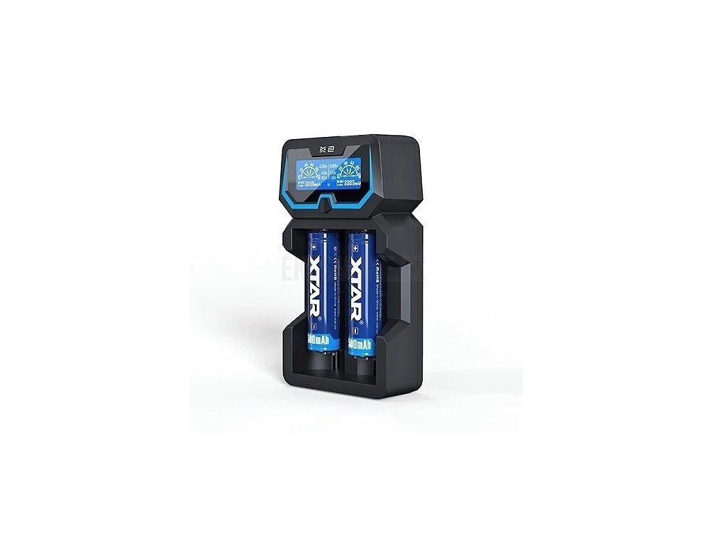 XTAR X2 - inteligentní univerzální rychlonabíječka s Micro USB vstupem, produktový obrázek.