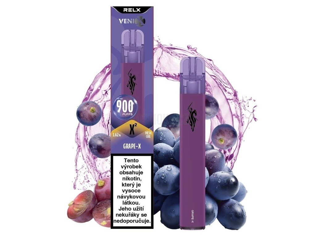 Venix X2 - Grape-X - 16mg, produktový obrázek.