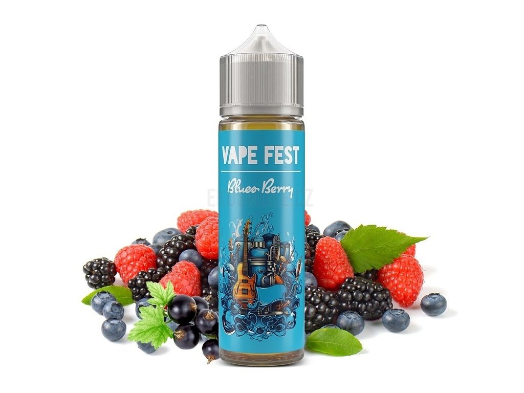 Vape Fest - S&V - Blues Berry - 10ml, produktový obrázek.