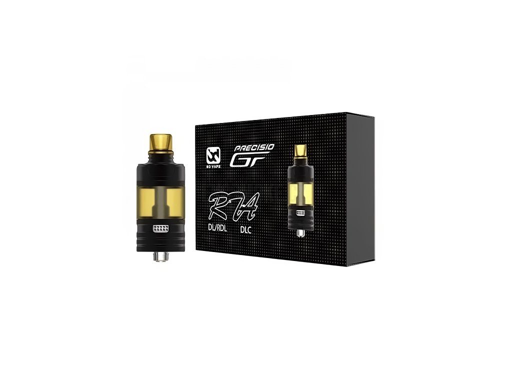 BD Vape Precisio GT DLC RTA LT 600 Gunmetal, produktový obrázek.