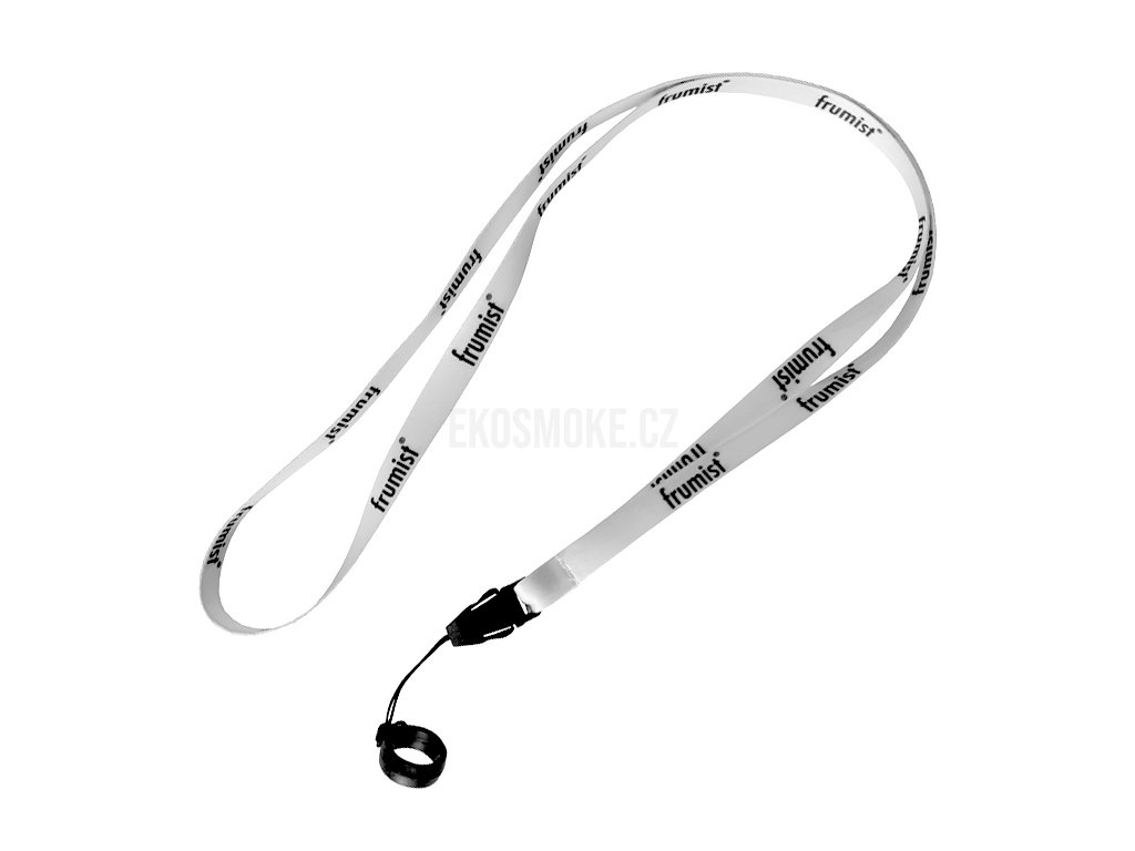 Klíčenka Frumist bílá, produktový obrázek.
