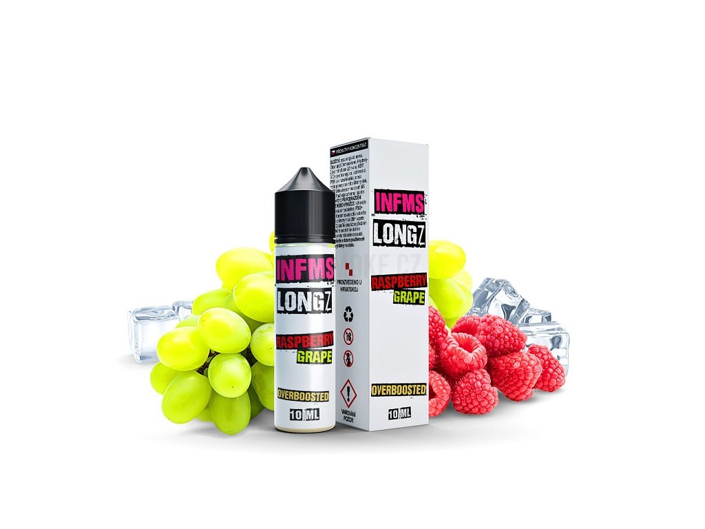 Infamous LongZ - S&V - Raspberry Grape - 10ml, produktový obrázek.