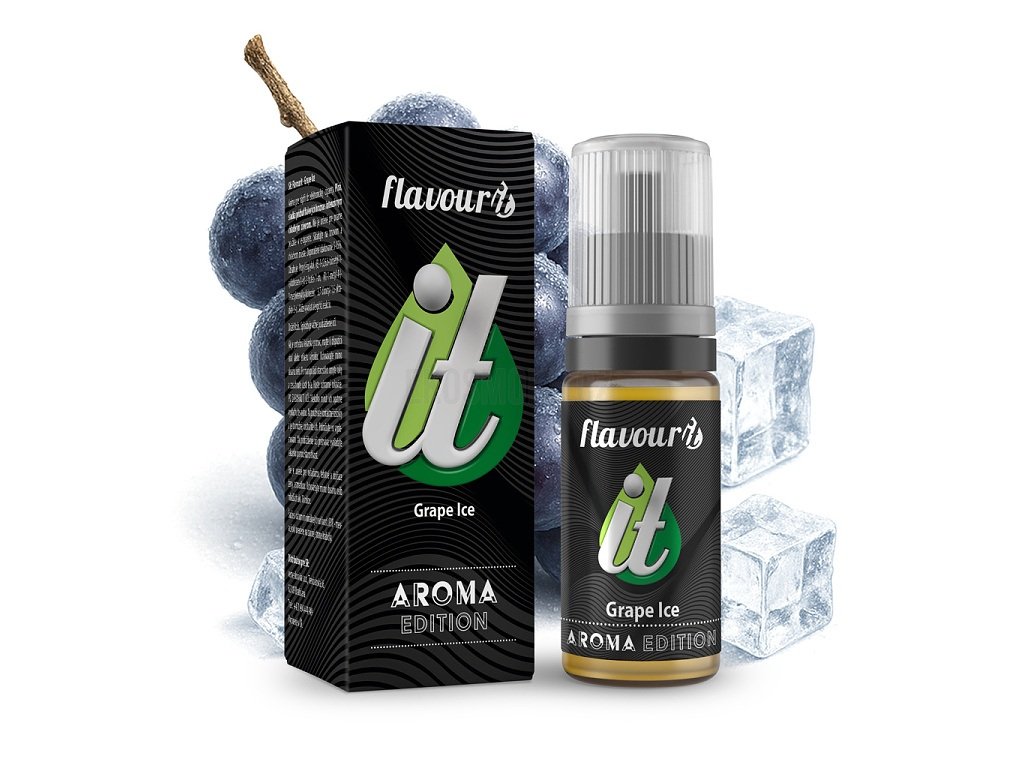 Flavourit Aroma - Příchuť - Grape Ice, produktový obrázek.