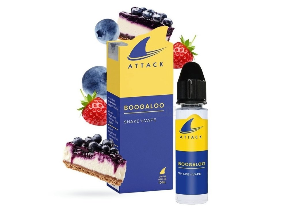 Shark Attack-Shake'n'Vape 10ml Boogaloo, produktový obrázek.