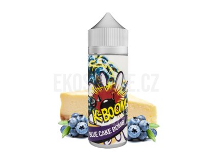 Příchuť K-Boom Special Edition: Blue Cake Bomb (Borůvkový cheesecake) 10ml