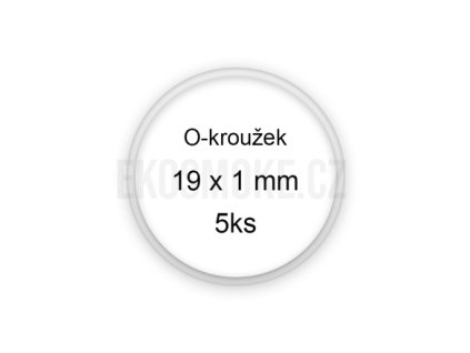 Sada O-kroužků / těsnění 19x1 mm (5ks)