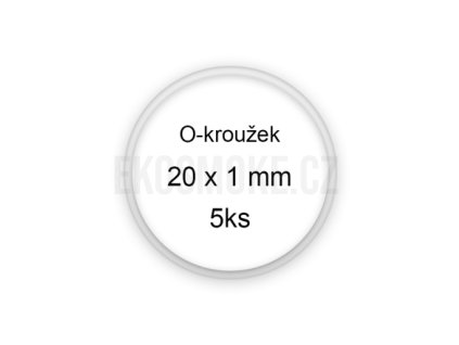 Sada O-kroužků / těsnění 20x1 mm (5ks)