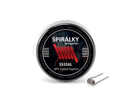 Spirálky od Karotky - MTL Fused Clapton 0,5ohm (10ks)