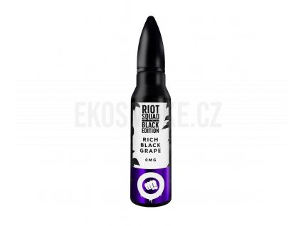 Riot Squad - Black Edition - Hroznové víno s mátou (Rich Black Grape)