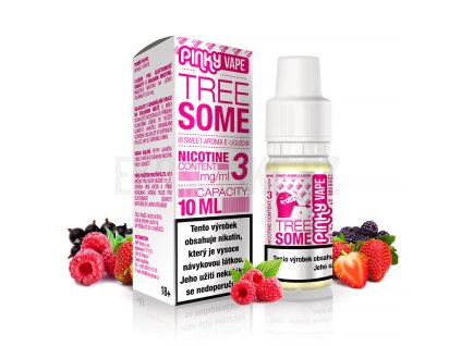 Pinky Vape - E-liquid - 10ml - 6mg - Tree Some (Červené plody)