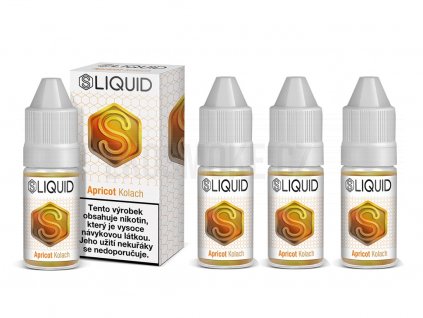 SLIQUID Meruňkový koláč (Apricot Kolach) 4x10ml