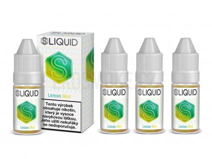 SLIQUID Citron s mátou (Lemon Mint) 4x10ml