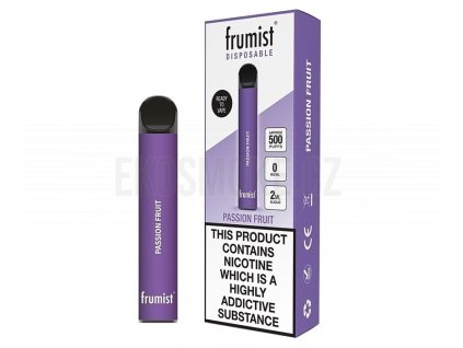 Elektronická cigareta Frumist Disposable - Passion Fruit (Exotická maracuja) - 0mg - Zero