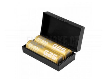 Baterie Golisi G25 IMR 18650 / 20A (2500mAh) (2ks + pouzdro)