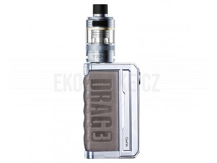 VOOPOO DRAG 3 - 177W - Full Grip s TPP X Pod (Silver Treasure Lime), produktová fotografie.