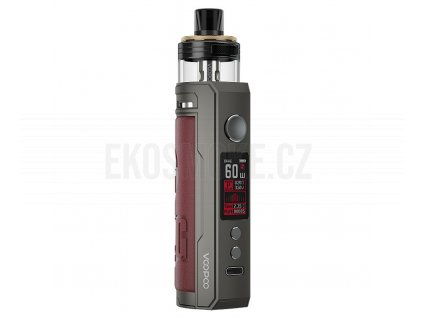 VOOPOO Drag X PnP-X Pod Kit - 18650 - 80W (Knight Red), produktová fotografie.