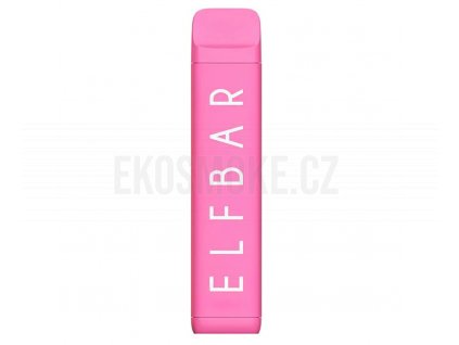 Elf Bar NC600 - 20mg - Raspberry Yogurt (Malinový jogurt), produktový obrázek.