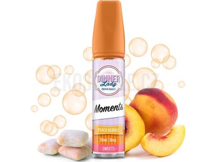 Příchuť Dinner Lady Moments 20ml Peach Bubble