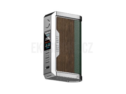 Elektronický grip: Lost Vape Centaurus Q200 Mod (Stainless Steel Teak Wood)